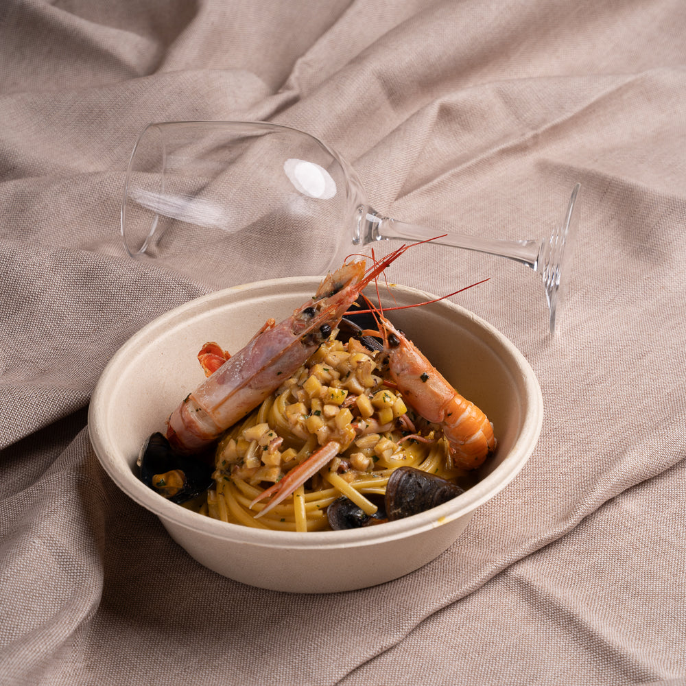 Le linguine alla carbonara di mare